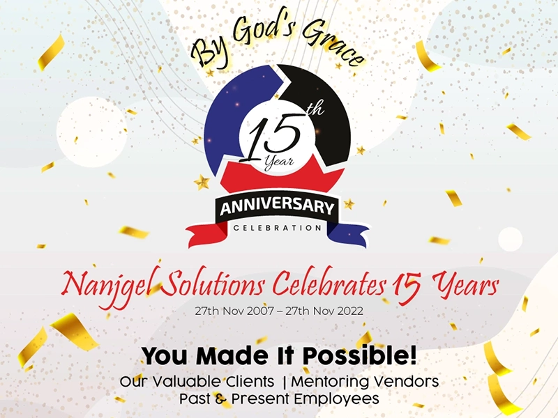 Nanjgel Solutions Anniversary Celebrations